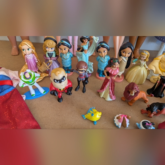 Disney Dolls & Figures / Cake Toppers Bundle Lot - Picture 5 of 16